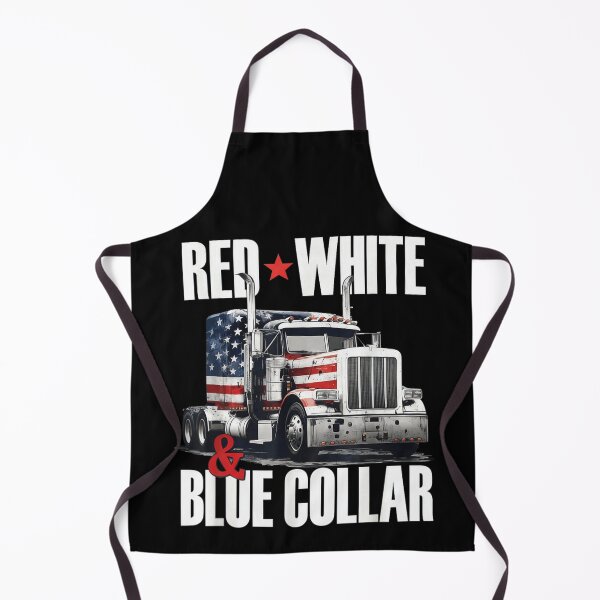 Item preview, Patriotic Red White And Blue Collar American Flag Semi Truck Graphic designed and sold by EricCotanori.
