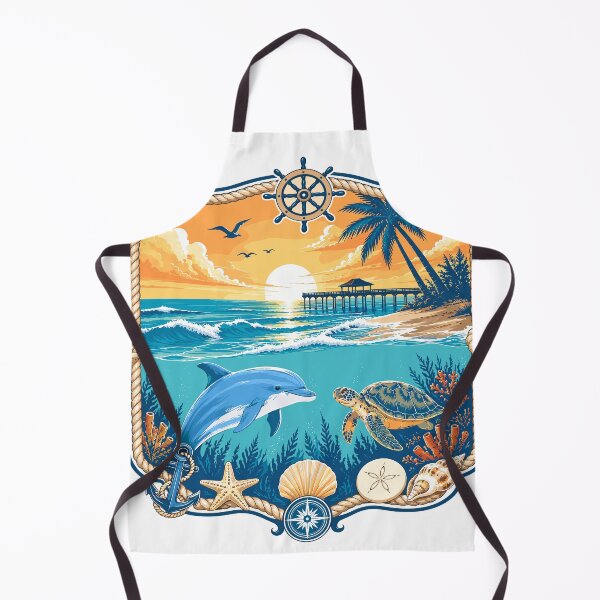 Item preview, Dolphin and Sea Turtle Sunset designed and sold by TraditionalCA.