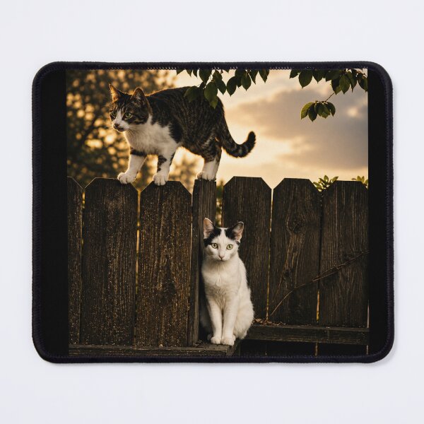 Item preview, Cats on the Fence designed and sold by Kimberly Palmer.