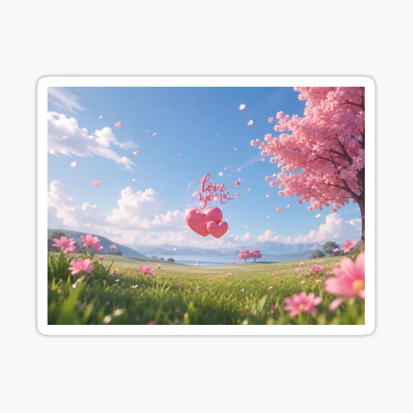 Item preview, Blossom Sky Love Serenade designed and sold by BlissBlvdShop.