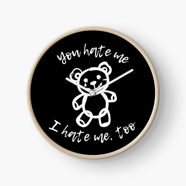 Item preview, You Hate Me I Hate Me Too - Sad Aesthetic Teddy Bear designed and sold by some peace.