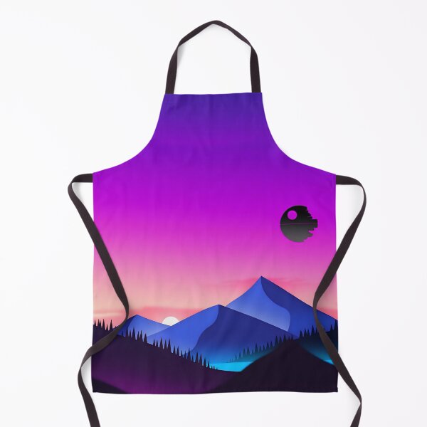 Item preview, Eclipse Over The Mountains – Minimal Space Landscape designed and sold by PosterFuel.