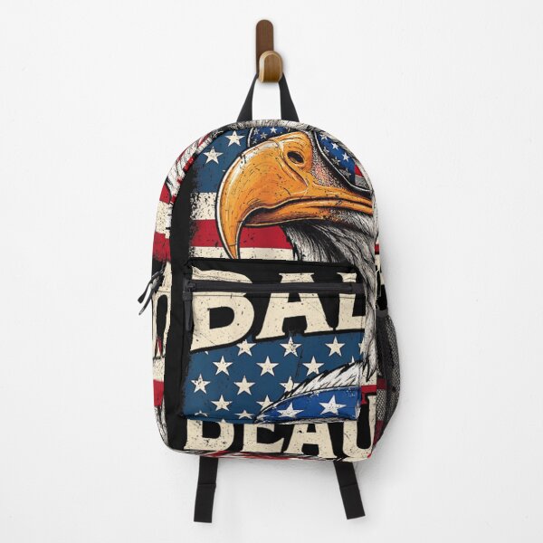Item preview, Patriotic Bald Is Beautiful Bald Eagle American Flag Bandana Sunglasses Art designed and sold by EricCotanori.