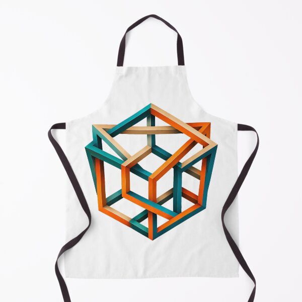 Item preview, Interlocking Impossible Cubes Optical Illusion designed and sold by Jaideep Walia.