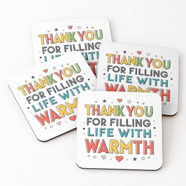 Item preview, Thank You For Filling Life With Warmth Design designed and sold by Nuvoro Gifts.