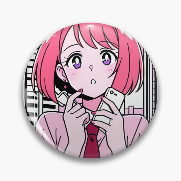 Item preview, Pastel Portrait - Young woman with pink hair and purple eyes designed and sold by AnimeShin.