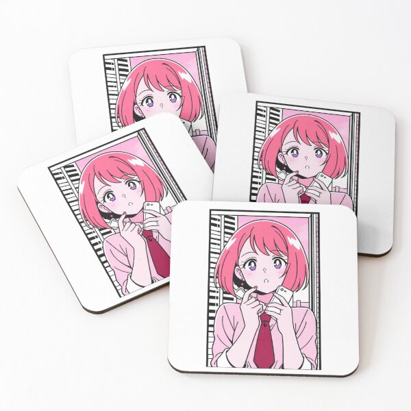 Item preview, Pastel Portrait - Young woman with pink hair and purple eyes designed and sold by AnimeShin.