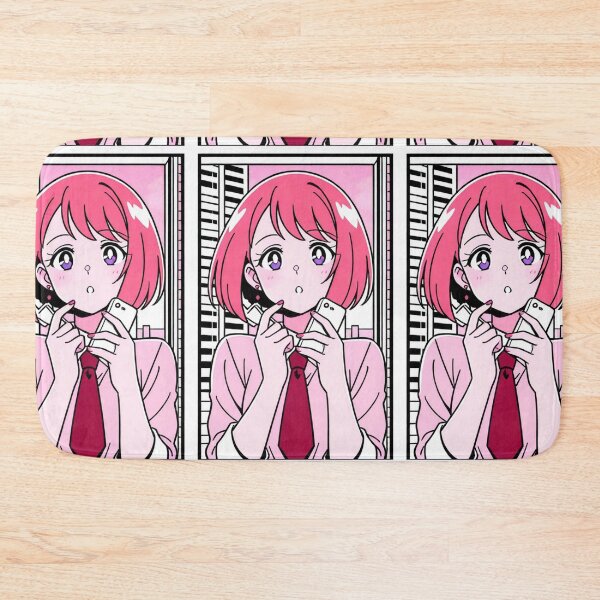 Item preview, Pastel Portrait - Young woman with pink hair and purple eyes designed and sold by AnimeShin.