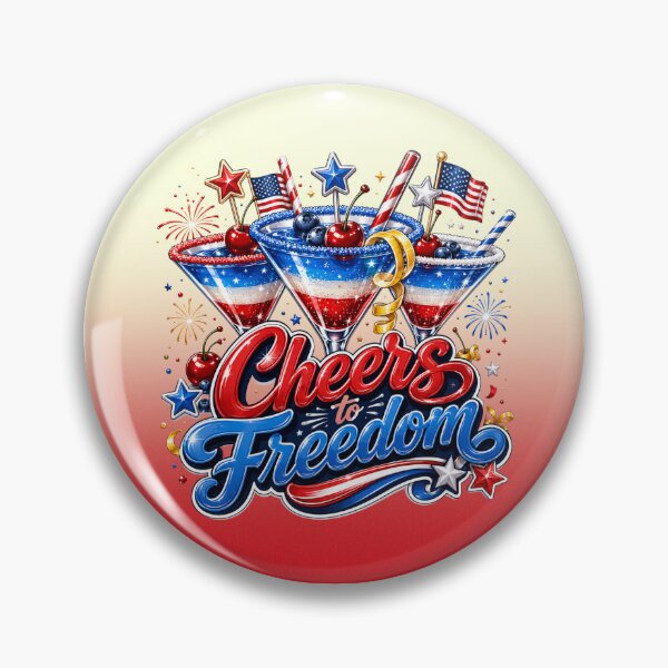 Item preview, Cheers To Freedom | Patriotic designed and sold by skkyfaithArtz.