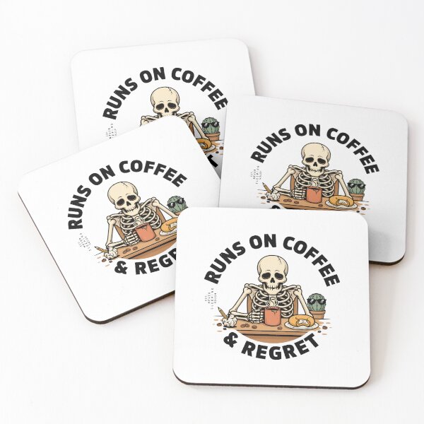 Item preview, ¡Funciona a base de café y arrepentimiento! designed and sold by Ink And Inspire.