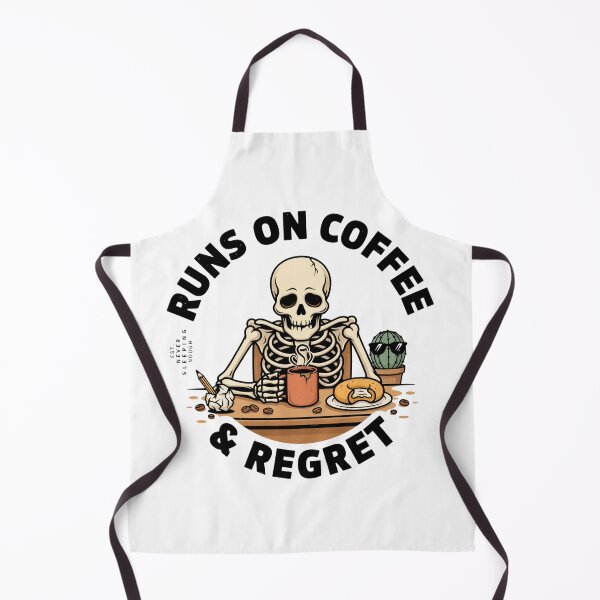 Item preview, Runs on Coffee and Regret! designed and sold by Ink And Inspire.