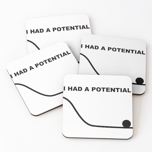 Item preview, I Had Potential – Funny Sarcastic Typography Design designed and sold by StudioAyinla.