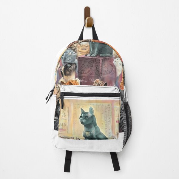 Item preview, Cats Worshipping Bastet Egyptian Cat Goddess Painting designed and sold by MEEGGOO.