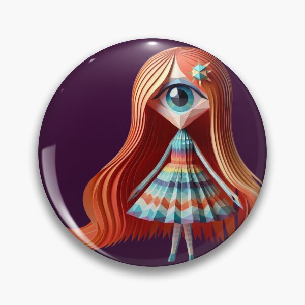 Item preview, Geometric Cyclops Girl  designed and sold by unboxedbyJuls.