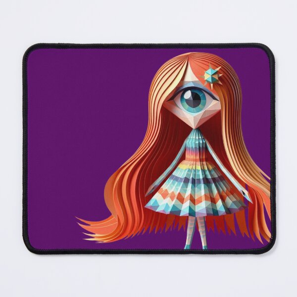 Item preview, Geometric Cyclops Girl  designed and sold by unboxedbyJuls.