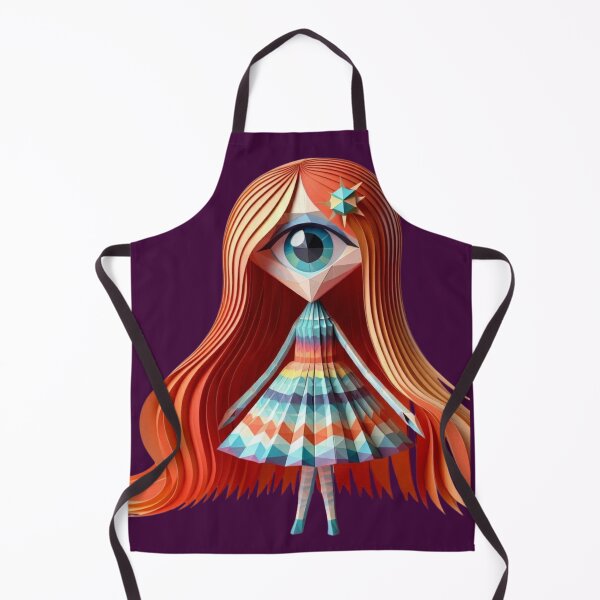 Item preview, Geometric Cyclops Girl designed and sold by unboxedbyJuls.