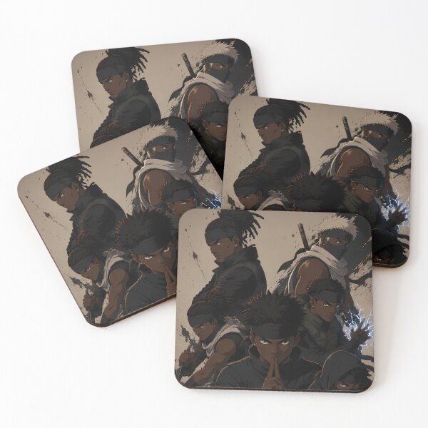 Item preview, Black ninjas with hidden powers lurking in the shadows designed and sold by Lkimi.