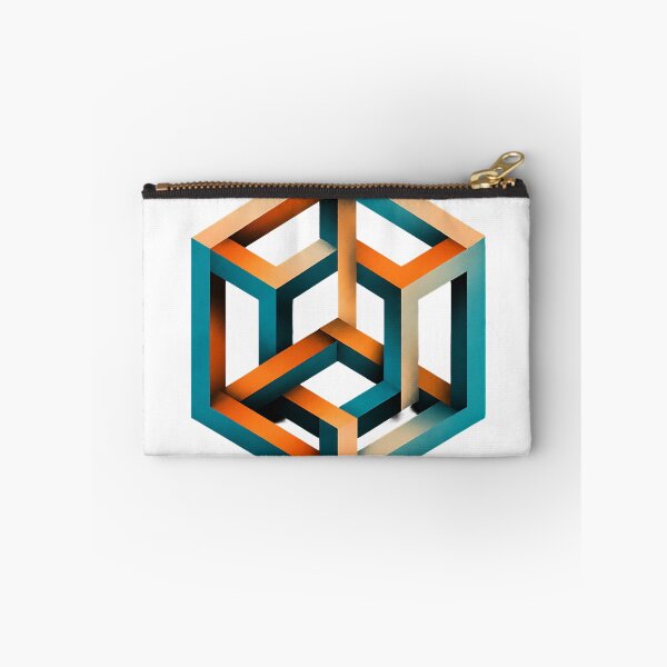 Item preview, Retro Impossible Cube Optical Illusion  designed and sold by Jaideep Walia.