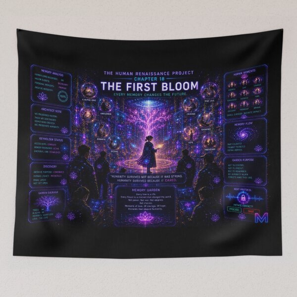 Item preview, The First Bloom – Every Memory Shapes Tomorrow designed and sold by bbbpetr100.
