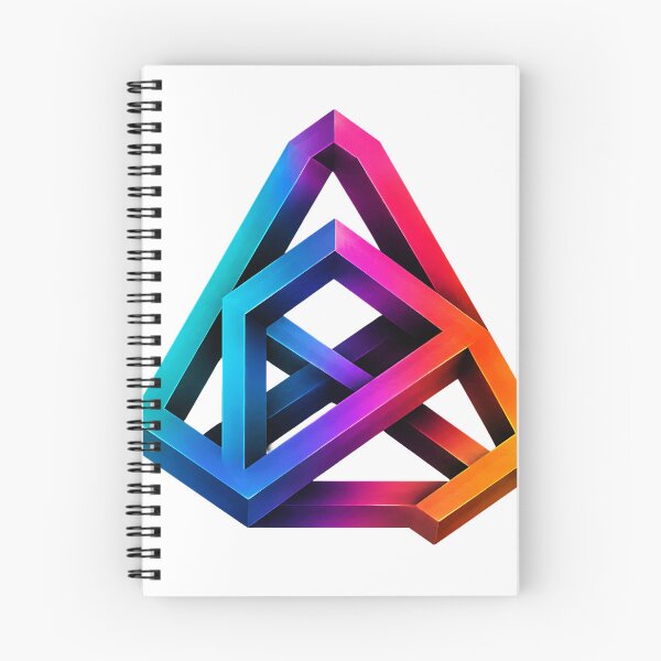 Item preview, Neon Impossible Triangle Optical Illusion designed and sold by Jaideep Walia.