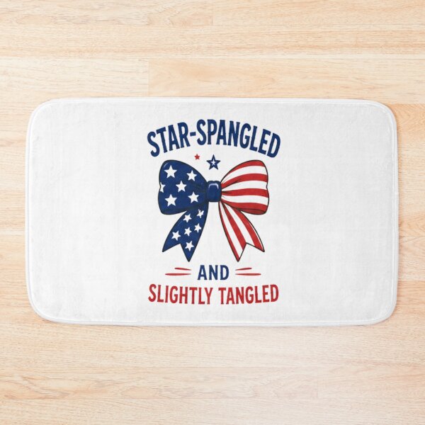 Item preview, Star spangled & Slightly tangled- patriotic design designed and sold by RahRahsCreation.