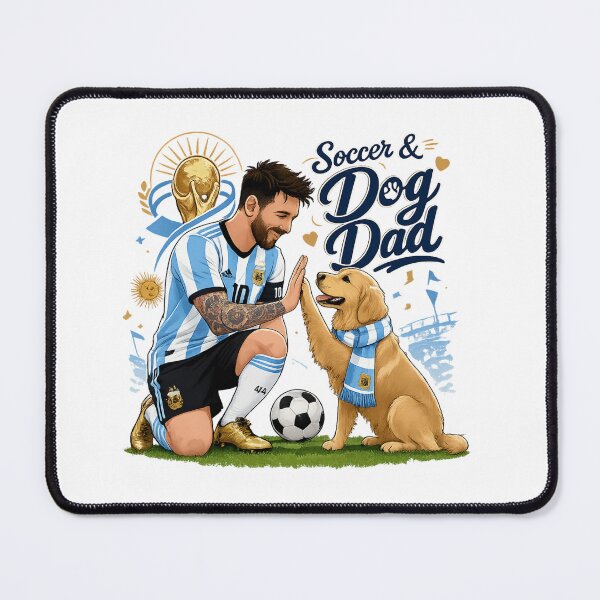 Item preview, Messi Argentina Golden Retriever Dog Dad Kawaii World Cup 2026 designed and sold by Ashley critters.