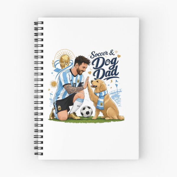 Item preview, Messi Argentina Golden Retriever Dog Dad Kawaii World Cup 2026 designed and sold by Ashley critters.