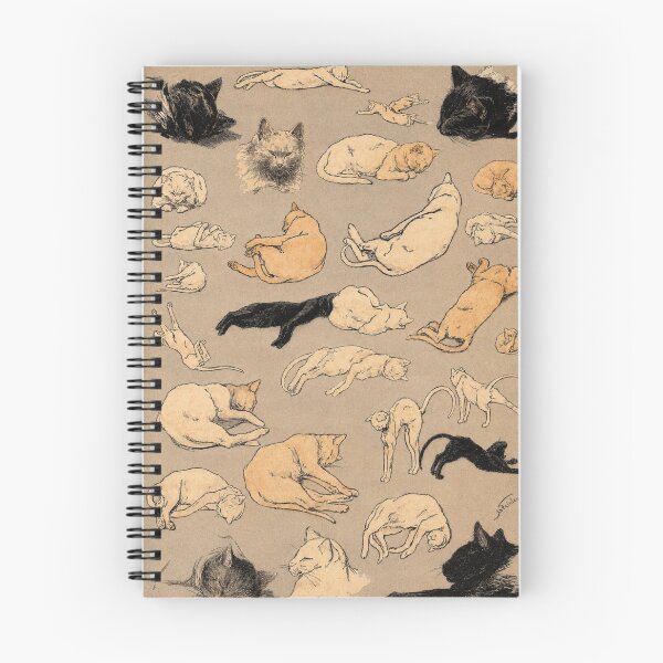 Item preview, Lazy Cats by Theophile Alexandre Steinlen - Art Nouveau Cat Illustration Feline Study Art for Cat Lovers designed and sold by RickE.