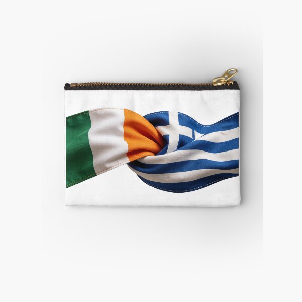 Item preview, Ireland and Greece Flags Entwined designed and sold by TirConnaill.