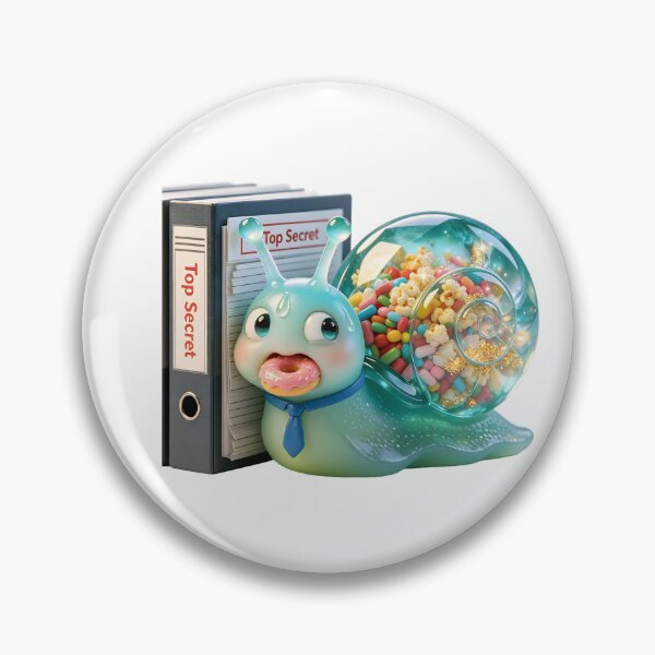 Item preview, Emerald Snail - Office Snack Thief: The Top Secret Donut designed and sold by ABYSSLAB.