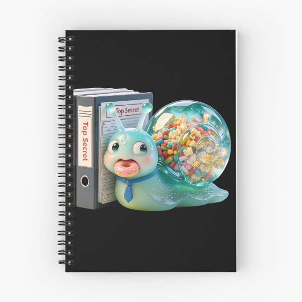 Item preview, Emerald Snail - Office Snack Thief: The Top Secret Donut designed and sold by ABYSSLAB.