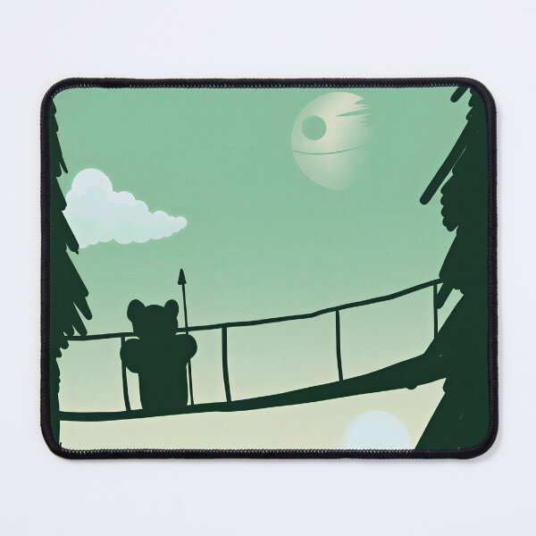Item preview, Forest Outpost – Atmospheric Space Landscape designed and sold by PosterFuel.