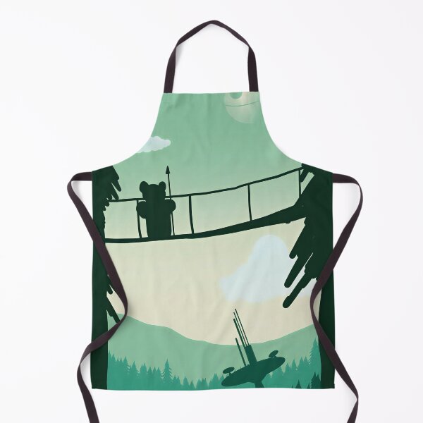 Item preview, Forest Outpost – Atmospheric Space Landscape designed and sold by PosterFuel.