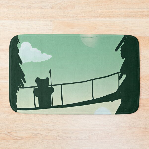 Item preview, Forest Outpost – Atmospheric Space Landscape designed and sold by PosterFuel.