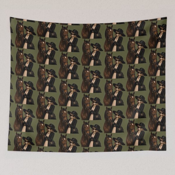 Item preview, Regina and Her Beloved Horse Companion designed and sold by Caradestrella.