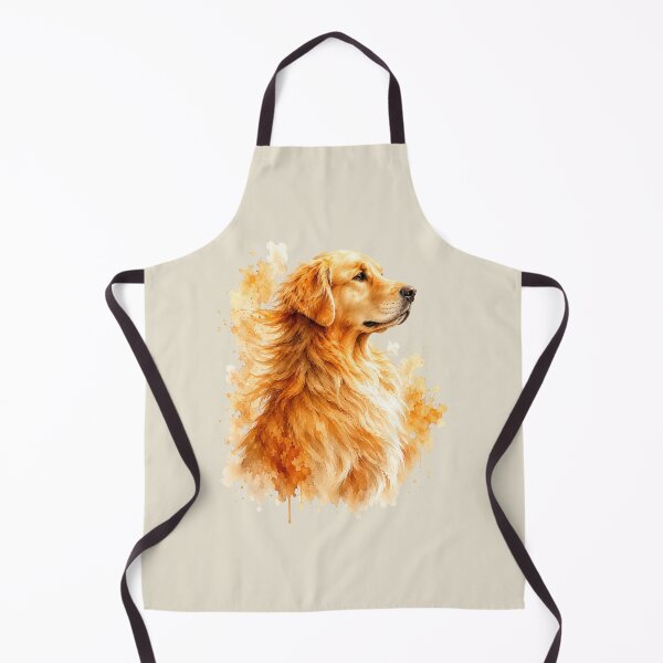 Item preview, Golden Retriever Watercolor Art Print | Majestic Dog Profile Portrait | Dog Lover Wall Decor designed and sold by Panom Suavichien.