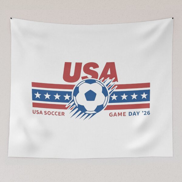 Item preview, Vintage USA Soccer, Retro Soccer, USA Football Fan, Patriotic Sports designed and sold by toongstudio.