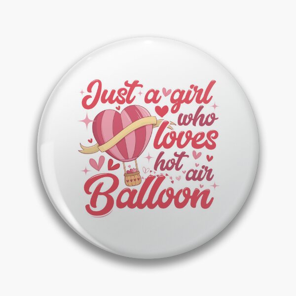 Item preview, Just A Girl Who Loves Hot Air Balloons designed and sold by Oddi-felixx.