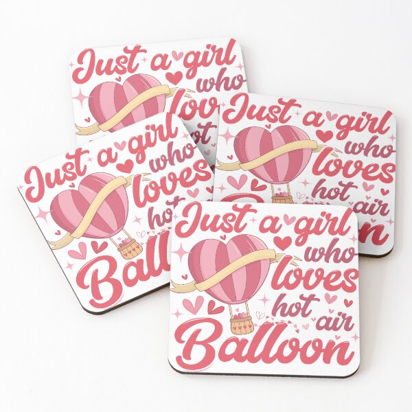 Item preview, Just A Girl Who Loves Hot Air Balloons designed and sold by Oddi-felixx.