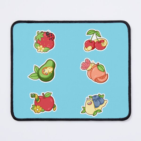 Item preview, Fruits & Tiny Friends Sticker Pack designed and sold by TheRightNotes.