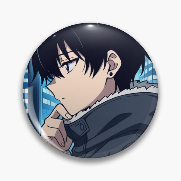 Item preview, Portrait - Anime dreamy man urban night background designed and sold by AnimeShin.