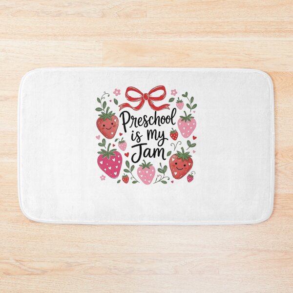 Item preview, Teacher Preschool is My Jam Strawberry First Day of School designed and sold by clothesy7.