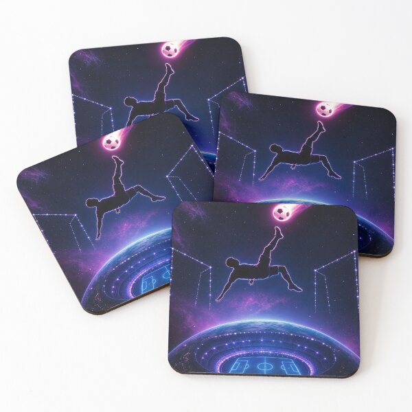 Item preview, Space Football Bicycle Kick Cosmic designed and sold by Glitchart66.