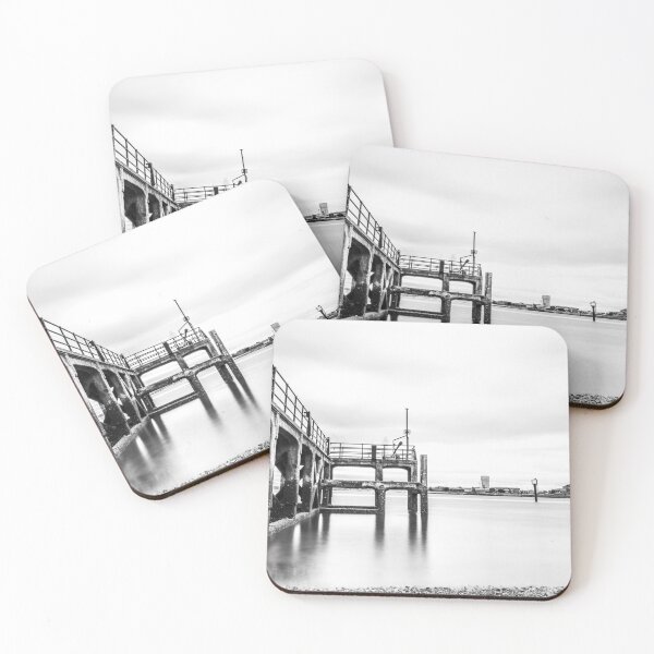 Item preview, Monochrome Pier Long Exposure designed and sold by AndrewPHayward.