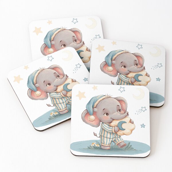 Item preview, A Cute Baby Elephant - Pastel Colors designed and sold by DigitfanStudio.