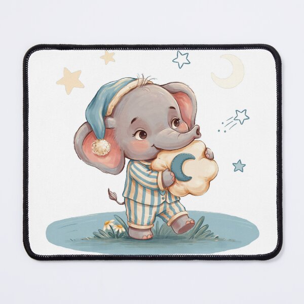 Item preview, A Cute Baby Elephant - Pastel Colors designed and sold by DigitfanStudio.