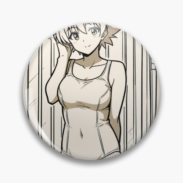 Item preview, Portrait - Anime girl elegant swimsuit designed and sold by AnimeShin.