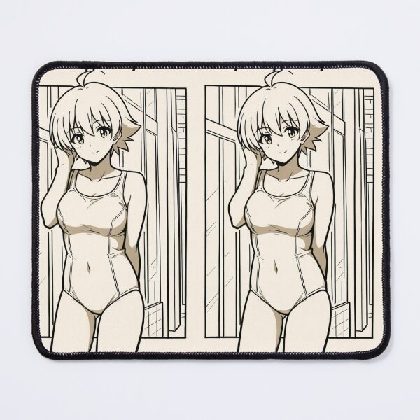 Item preview, Portrait - Anime girl elegant swimsuit designed and sold by AnimeShin.