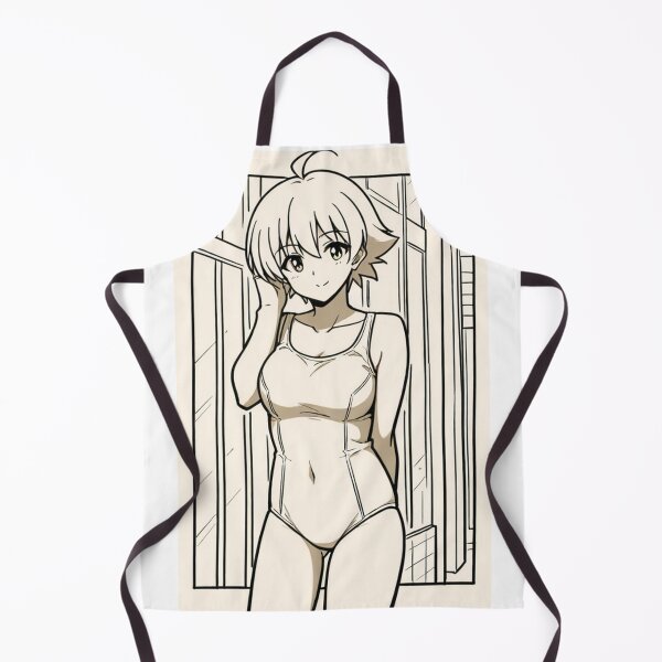 Item preview, Portrait - Anime girl elegant swimsuit designed and sold by AnimeShin.