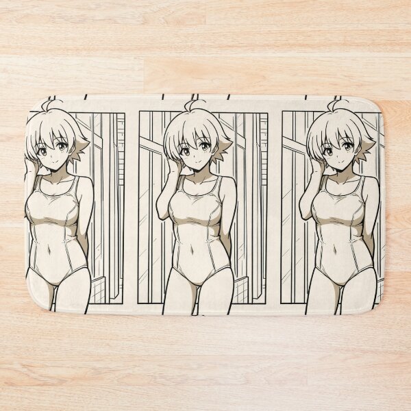Item preview, Portrait - Anime girl elegant swimsuit designed and sold by AnimeShin.